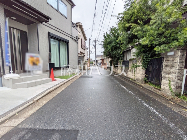 接道状況および現場風景　【練馬区大泉町５丁目】