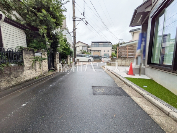 接道状況および現場風景　【練馬区大泉町５丁目】