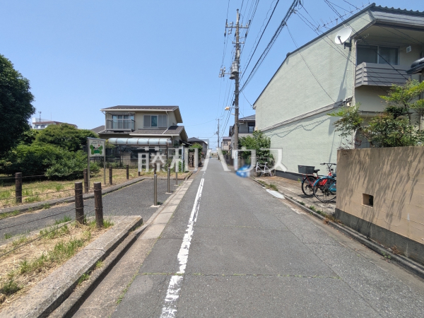 接道状況および現場風景　【練馬区石神井町８丁目】