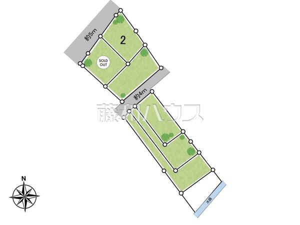 全体区画図　【八王子市下恩方町】 周辺環境はもちろん、日当たりや設備仕様など、実際に行ってみないと分からないことも多くございます。営業担当がご案内いたしますので、お気軽にお問い合わせください。 