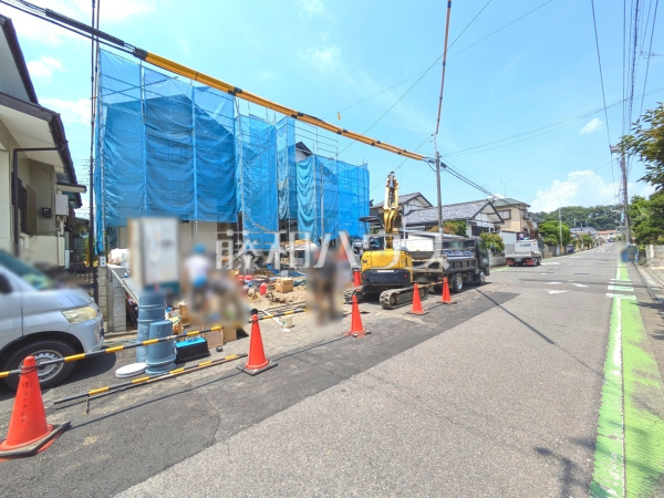 接道状況および現場風景　【所沢市大字下安松】