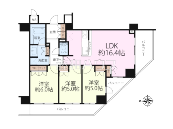 間取図　【プレシス井荻】