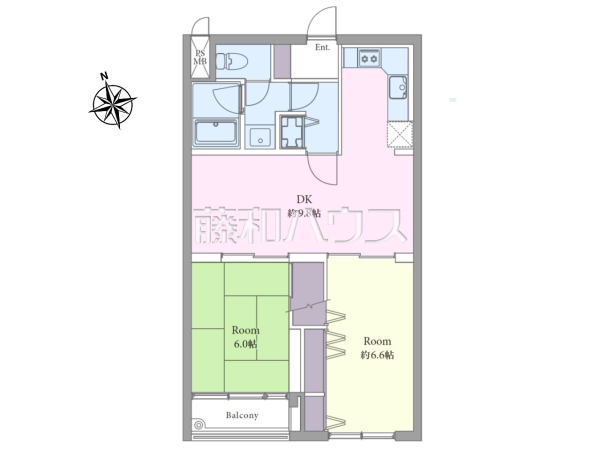 間取図　【ゾンネンハイム方南町】