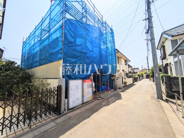 外観　【小平市小川西町５丁目】
誠心誠意、建築中！物件の内部構造などは今しか見ることができません。是非ご見学のお問合せをお待ちしております！