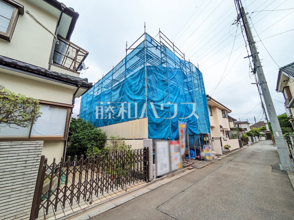 接道状況および現場風景　【小平市小川西町５丁目】