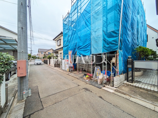 接道状況および現場風景　【小平市小川西町５丁目】