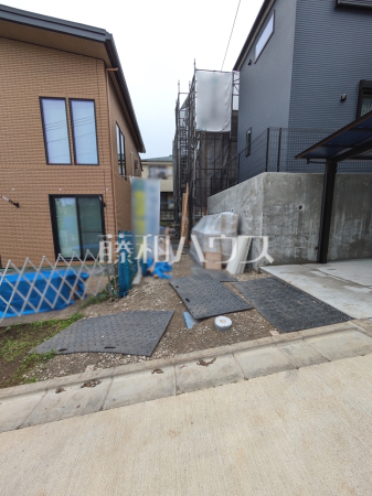 9号棟　接道状況および現場風景　【八王子市大谷町】