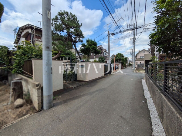 接道状況および現場風景　【東久留米市浅間町３丁目】