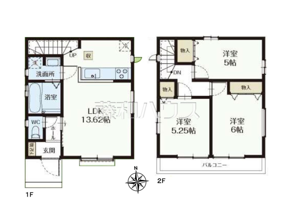 間取図　【所沢市東狭山ケ丘３丁目】