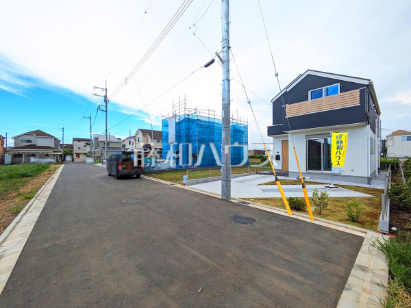 接道状況および現場風景　【立川市西砂町６丁目】