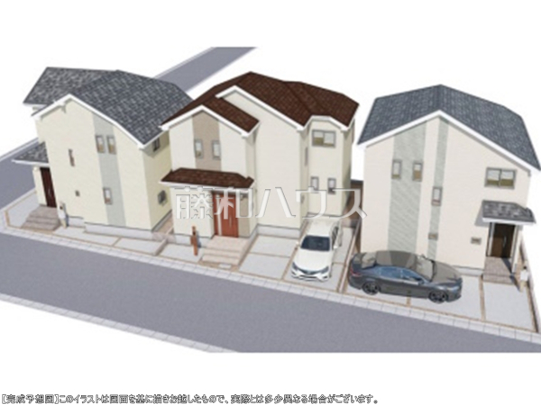 ≪完成予想図（外観）≫建物のプレゼンをさせていただきますので、実際の完成イメージを思い描いていただくことができます。お気軽にお問合せ下さい。【府中市四谷５丁目】