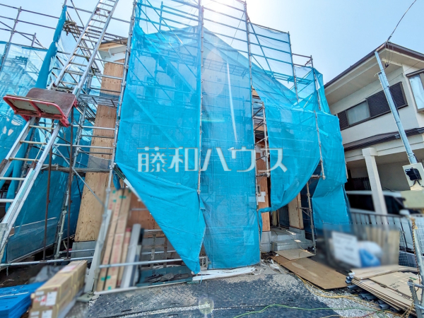 ≪A号棟　外観≫ お探しの物件に出会うためには、早めのご確認をオススメします。未完成の今のうちにぜひお問合せをお待ちしております。 　【府中市四谷５丁目】