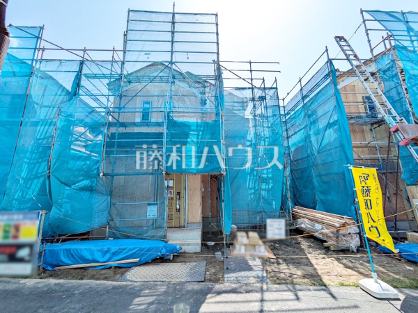 ≪B号棟　外観≫ ここに住む方を想像して、着々と建築しております！ 　【府中市四谷５丁目】