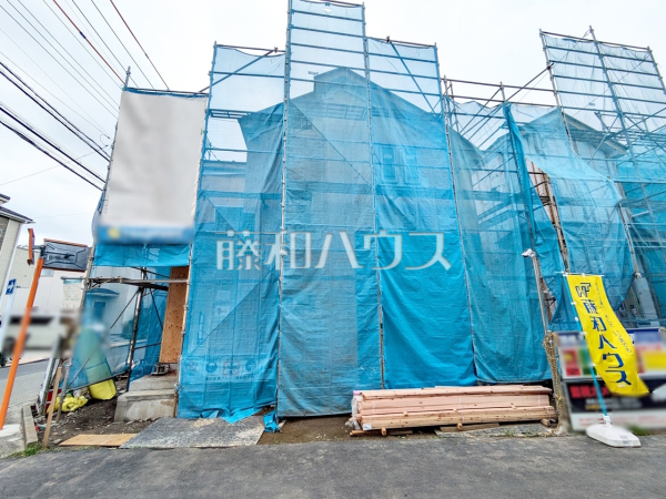 ≪C号棟　外観≫家族が揃って食事できるゆとりある大きさのLDK約17帖を設計☆ 　【府中市四谷５丁目】