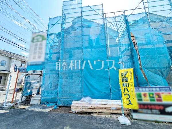 ≪C号棟　外観≫ 耐震等級3の地震に強い家。震度6強～7の地震でも、軽い補修程度で住み続けられるレベルの建物です。 　【府中市四谷５丁目】