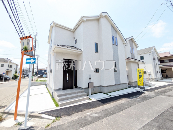 ≪C号棟　外観≫家族が揃って食事できるゆとりある大きさのLDK約17帖を設計☆ 　【府中市四谷５丁目】