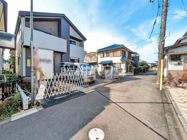 接道状況および現場風景　【東村山市青葉町３丁目】