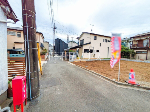 接道状況および現場風景　【東村山市青葉町３丁目】ぜひ実物をご覧いただきたく思います。喜んでご案内いたしますのでお気軽にお問合せ下さい。