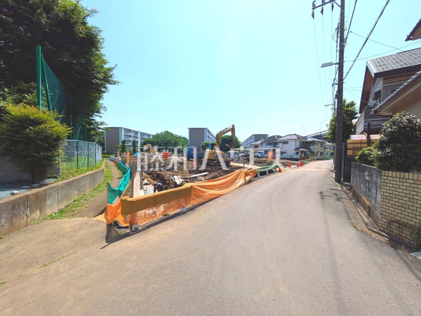 接道状況および現場風景　【日野市新町３丁目】
