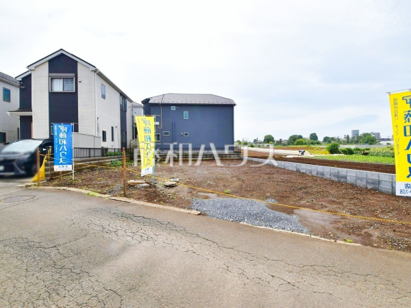 現地写真　【清瀬市上清戸２丁目】 建物のプレゼンをさせていただきますので、実際の完成イメージを思い描いていただくことができます。お気軽にお問合せ下さい。 