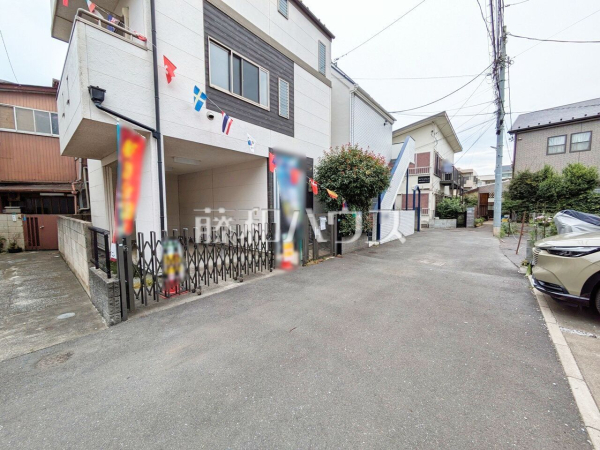 接道状況および現場風景　【新座市栗原５丁目】