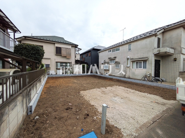 きれいに整備された敷地。これから夢の新邸がここに建ちます。お問い合わせお待ちしております！　【立川市西砂町２丁目】