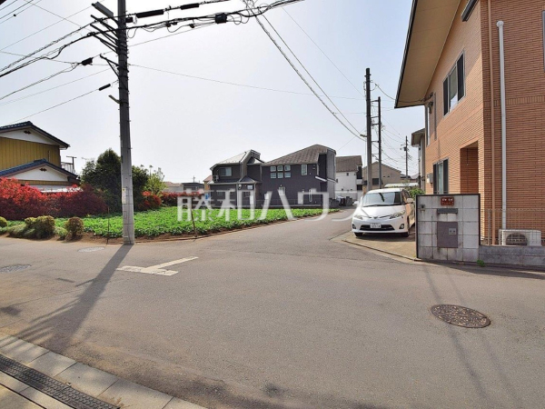 接道状況および現場風景　【清瀬市中里３丁目】