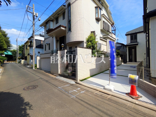 接道状況および現場風景　【練馬区大泉町５丁目】