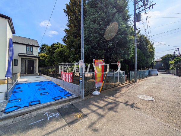 接道状況および現場風景　【練馬区大泉町５丁目】