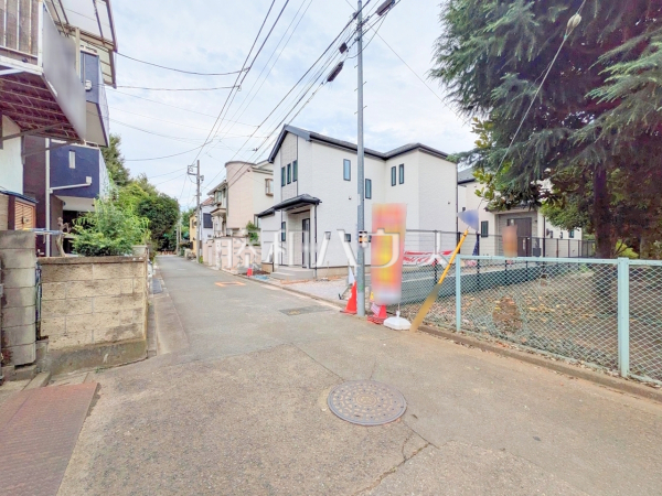 接道状況および現場風景　【練馬区大泉町５丁目】