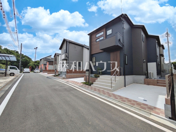 接道状況および現場風景　【八王子市石川町】 物件の事、諸費用の事など、小さな疑問もお気軽にご連絡・ご相談下さい。 