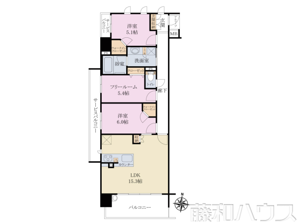 間取図　【プレサンスジェネ新栄駅前葵