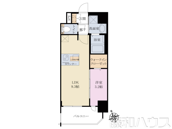 間取図　【プレサンスNAGOYA覚王山】
