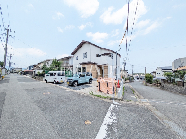 接道状況および現場風景　【福岡市早良区野芥６丁目】