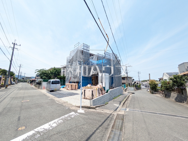 接道状況および現場風景　【福岡市早良区野芥６丁目】