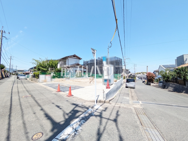 接道状況および現場風景　【福岡市早良区野芥６丁目】