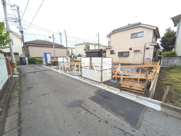 接道状況および現場風景　【東村山市萩山町３丁目】