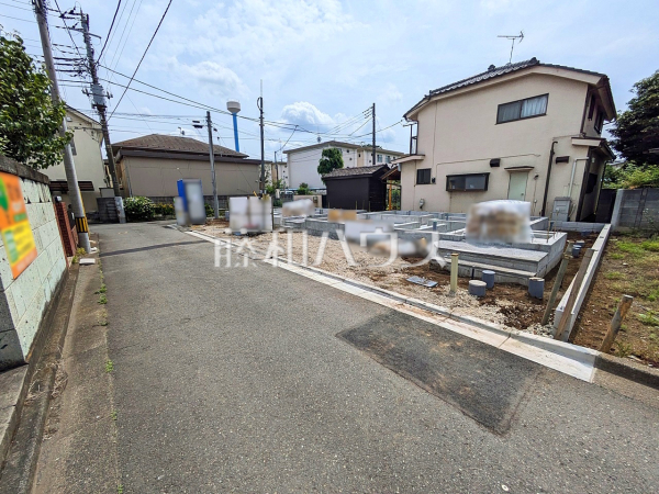 接道状況および現場風景　【東村山市萩山町３丁目】