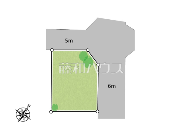 全体区画図　【八王子市絹ケ丘１丁目】