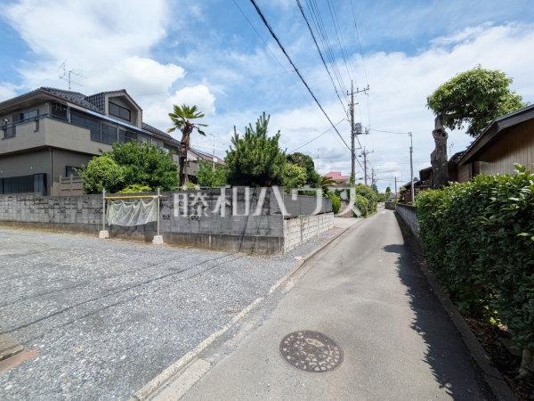 接道状況および現場風景　【武蔵村山市三ツ木５丁目】