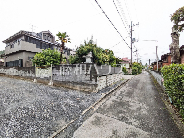 接道状況および現場風景　【武蔵村山市三ツ木５丁目】