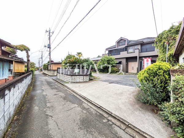 接道状況および現場風景　【武蔵村山市三ツ木５丁目】