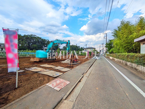 接道状況および現場風景　【立川市幸町５丁目】