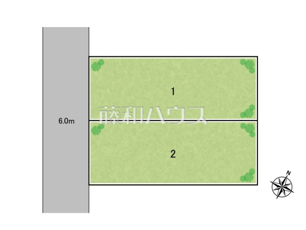 全体区画図　【春日井市岩成台７丁目】