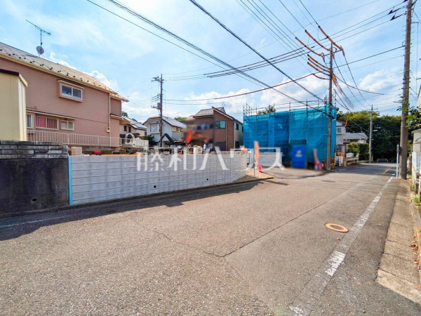 接道状況および現場風景　【清瀬市中里６丁目】