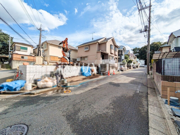 接道状況および現場風景　【清瀬市中里６丁目】
