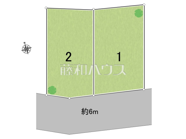 全体区画図　【所沢市東所沢４丁目】