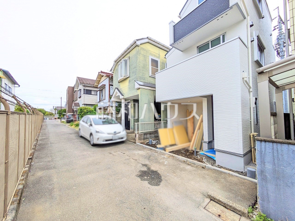 接道状況および現場風景　【立川市高松町１丁目】