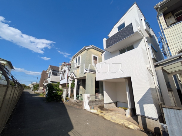 接道状況および現場風景　【立川市高松町１丁目】