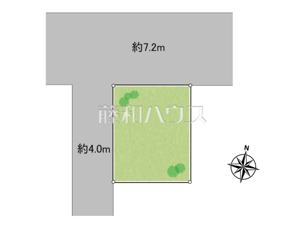 全体区画図　【新座市栄４丁目】